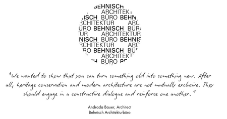 Quote from Andrada Bauer, Architects, Behnisch Architects