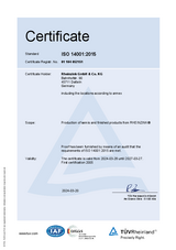 Certificate DIN EN ISO 14001