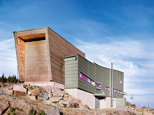 Reception Building at Lac Blanc Stadion