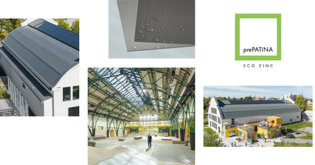 Moodboard RHEINZINK-prePATINA Graphite-grey