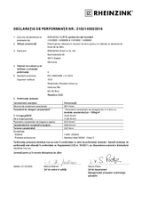 Declarație de performanță șurub CLIPFIX din inox EN 14592  
