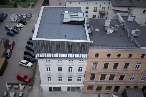 Extension of a historic tenement house Extension of a historic tenement house